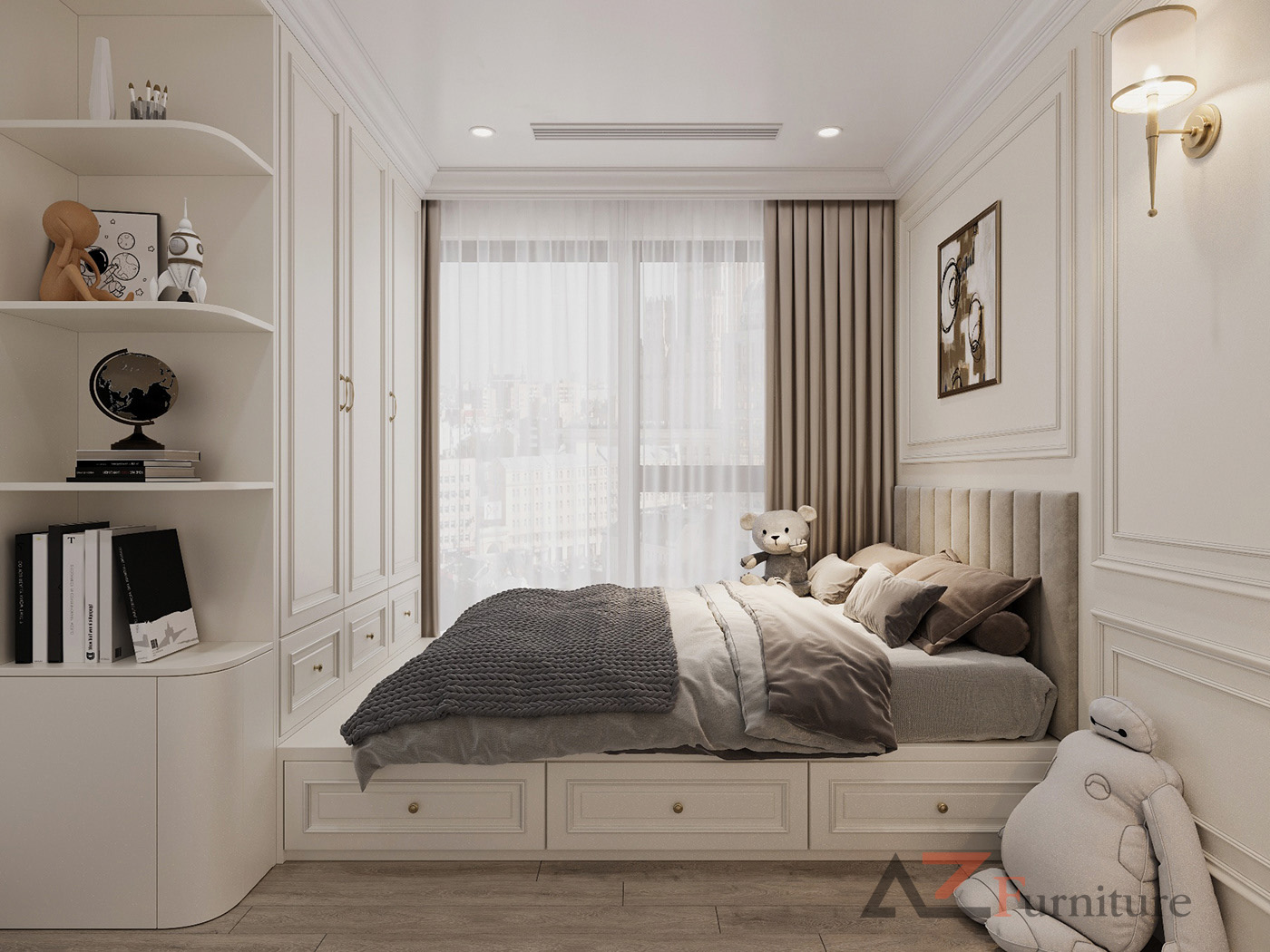 Nội thất phòng ngủ nhỏ hiện đại có thiết kế đa dạng